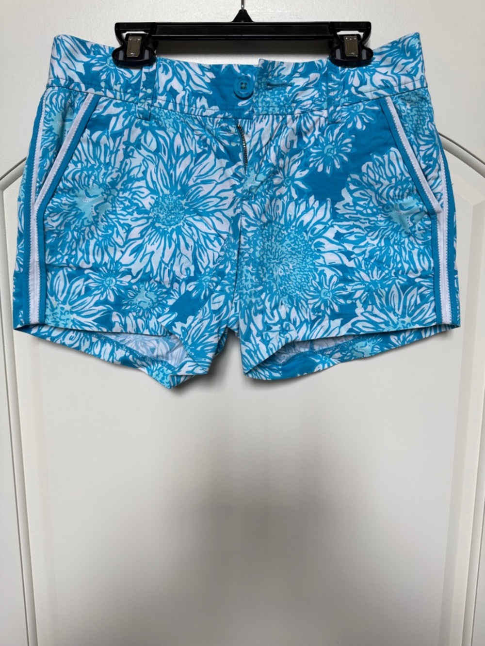 Lilly Pulitzer Aqua Floral Shorts